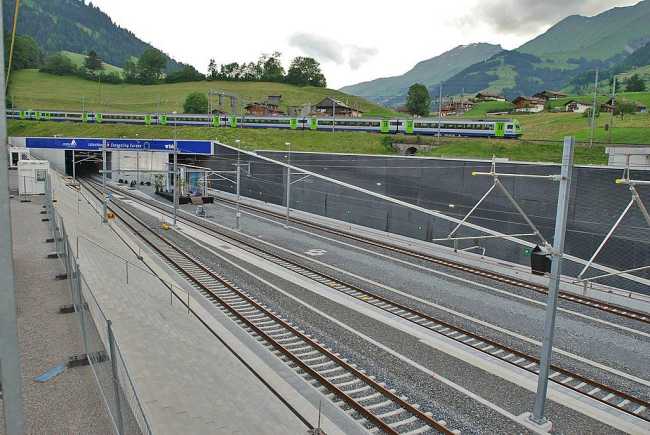 Alptransit LBT Frutigen north portal