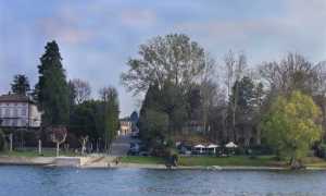 Castelletto Ticino dal lago 