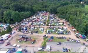 Il Jeepers Meeting visto da alto