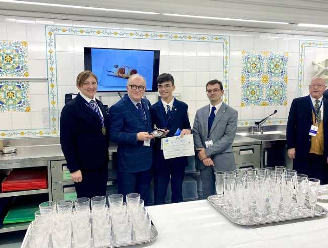 andrea di persio premiazione alberghiero rosmini