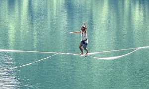 antrona lago equilibrista