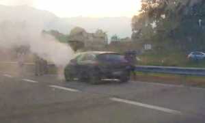 auto fumo superstrada