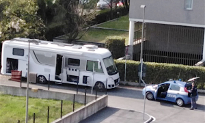 camper polizia covid