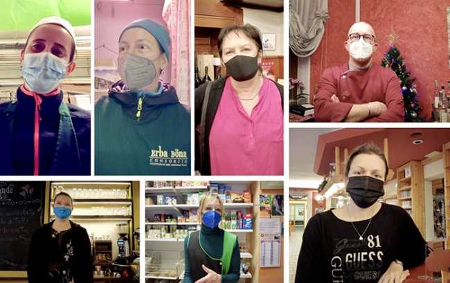 esercenti crodo mascherina per presepi