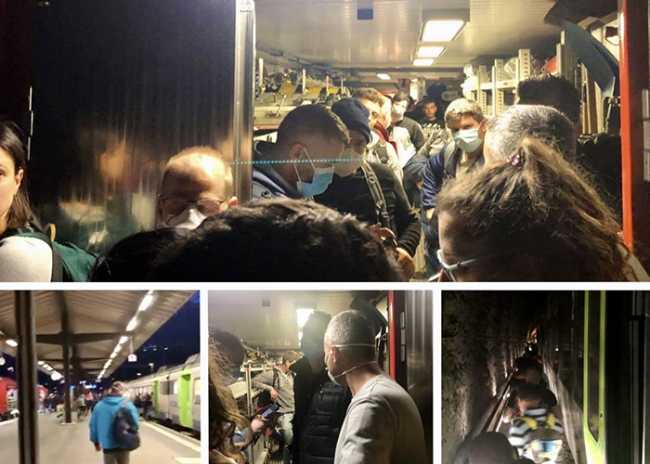 frontalieri bloccati treno mix 20