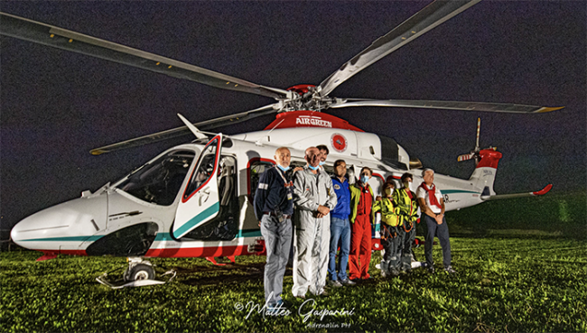 inaugurazione elicotto notturno 118