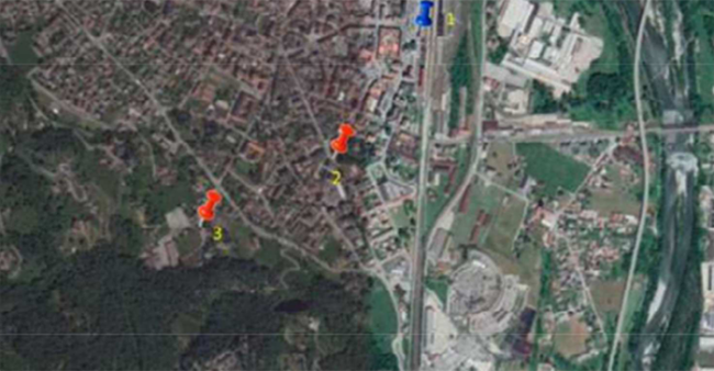 mappa AUTO ELETTRICHE COLONNINE RICARICA