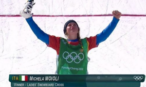 michela moioli olimpiade oro snowboard