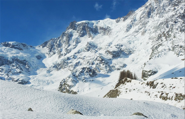 monte rosa ghiaccio