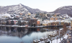 omegna lago vista neve