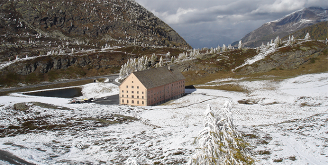 ospizio sempione neve copia