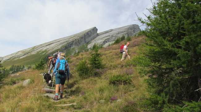 pioda crana salita sentiero montagna