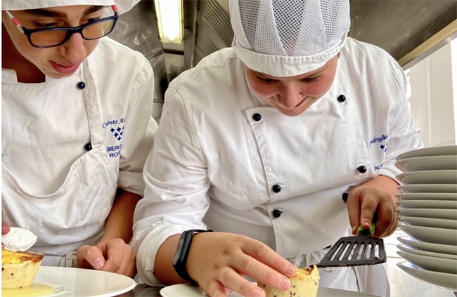 rosmini scuola alberghiera alunni chef