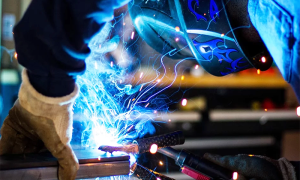 saldatrice maschera fiamma