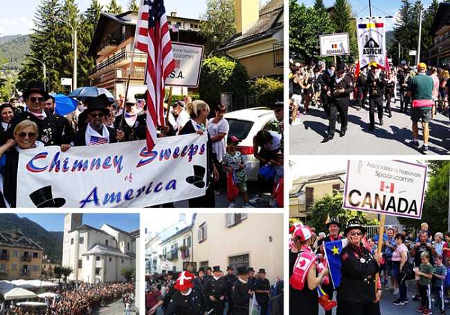 sfilata spazzacamini 10 nazioni mix