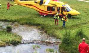 soccorso uomini elicottero torrente
