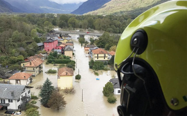 vione elicottero ornavasso