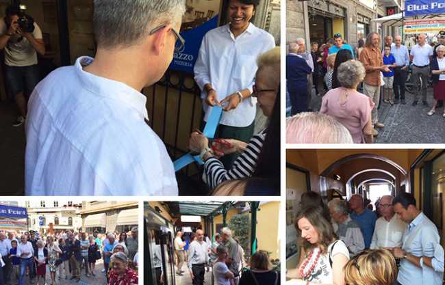 inaugurazione porta mostra mix