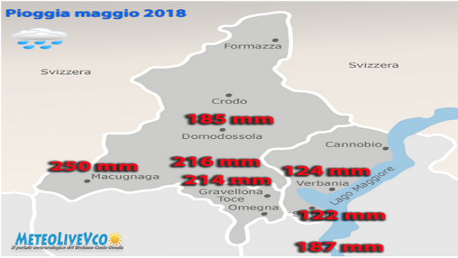 piogia mese maggio 18 vco