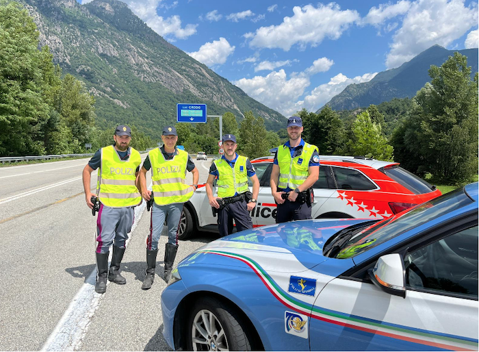 Ancora controlli congiunti tra polizia italiana e svizzera sulla Ss del Sempione