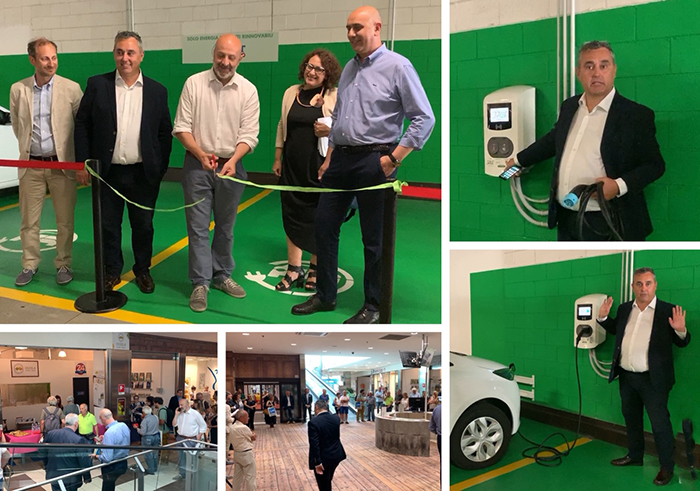 Inaugurata all'Ossola Outdoor Center a Crevola la prima “recharge station”, una stazione di rifornimento per auto elettriche. Video