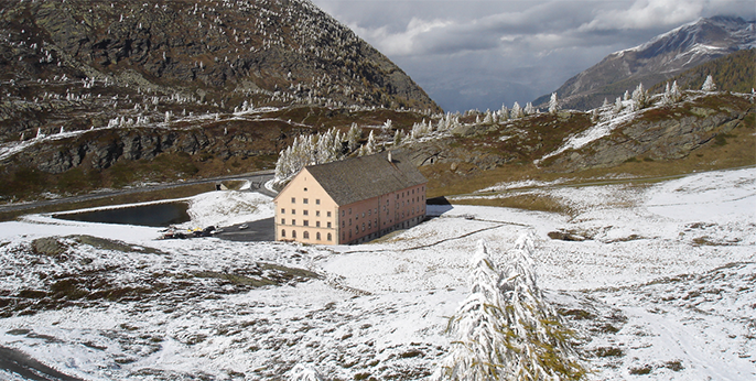 ospizio sempione neve copia