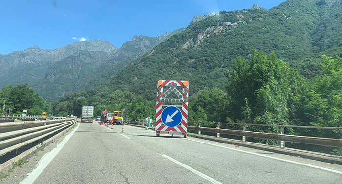 Superstrada dell'Ossola: partono i lavori per asfaltare il tratto tra Piedimulera e Pallanzeno in direzione nord