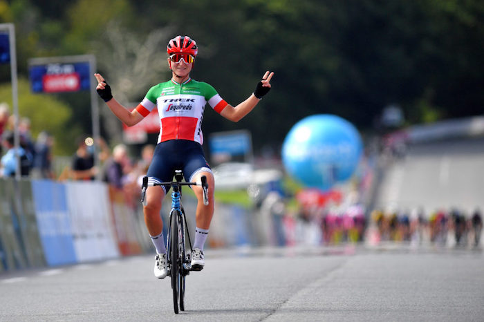 Quarta Elisa Longo Borghini nella tappa iniziale del Giro d’Italia femminile