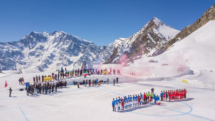A Macugnaga i sorteggi degli Europei di calcio dei Paese di Montagna